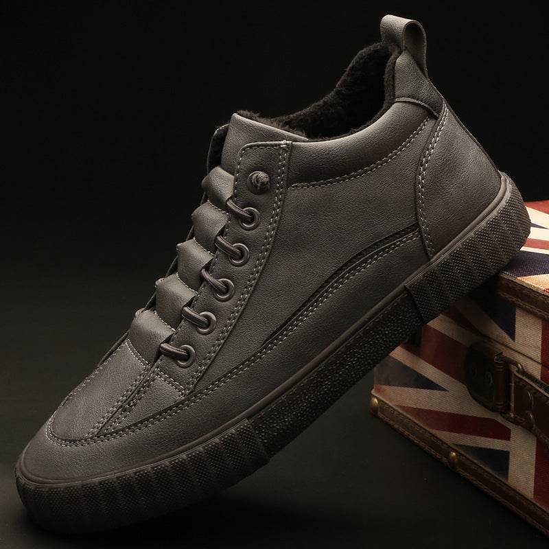 Winter High-top Casual Cotton-padded Shoes Warm Non-slip - MYLUXURY LANE ENTERPRISE