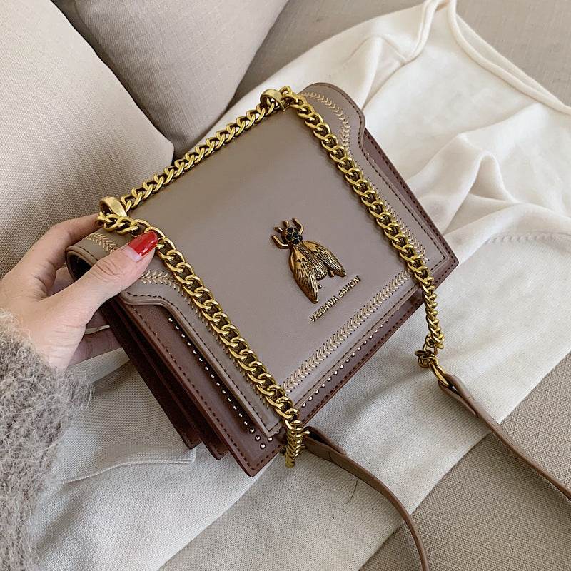 Summer New Chain Retro Bee Shoulder Portable Messenger Bag - MYLUXURY LANE ENTERPRISE