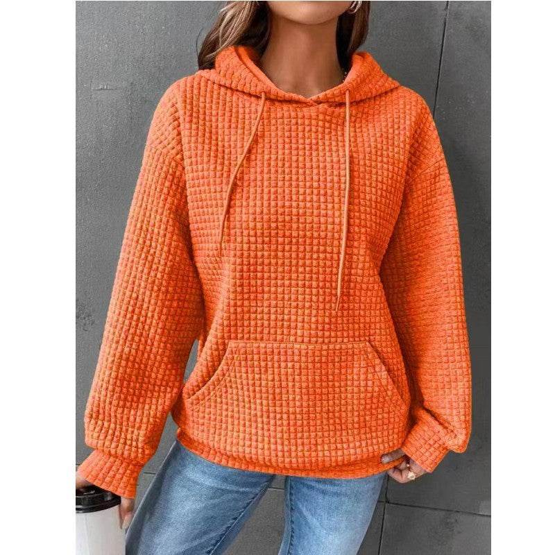 Women's Loose Casual Solid Color Long-sleeved Sweater - MYLUXURY LANE ENTERPRISE