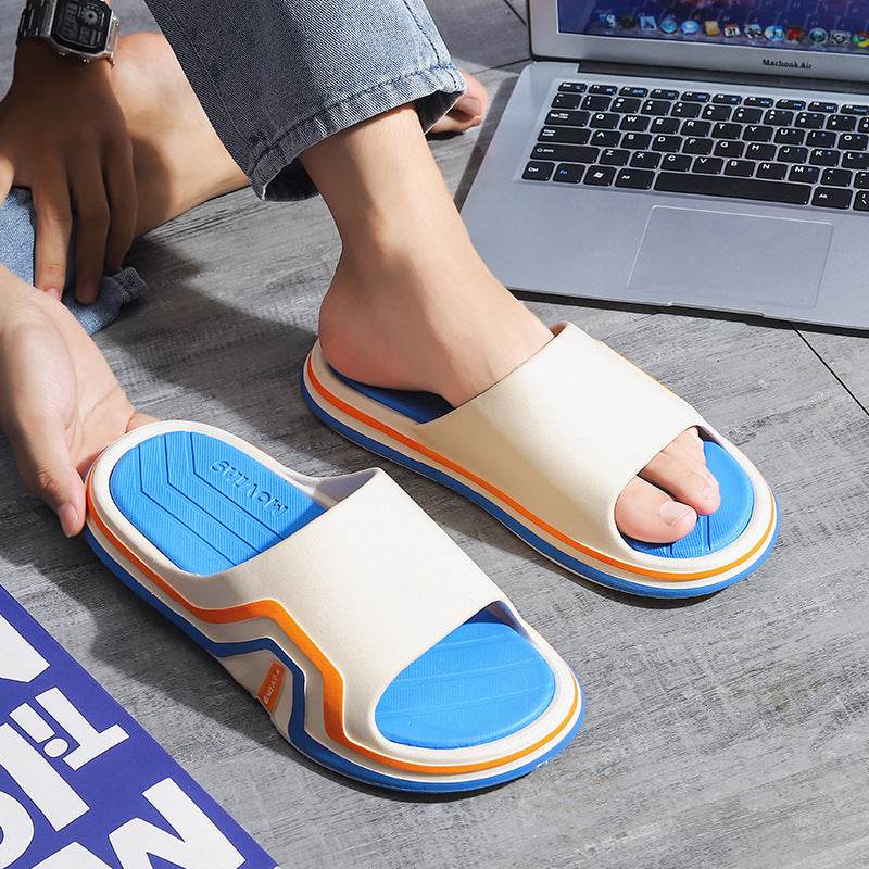 Outer Wear Home Non-slip Couple Bathroom Inside Bath Thick Bottom Sandal Mop - MYLUXURY LANE ENTERPRISE