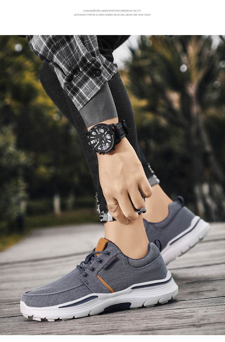 Large Size Canvas Outdoor Sports Walking Shoes - MYLUXURY LANE ENTERPRISE