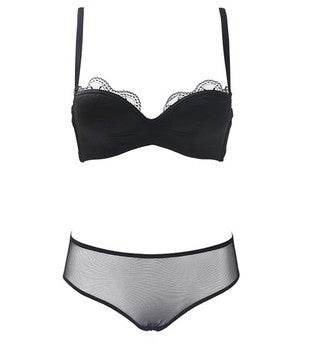 Half Cup Seamless Bra Set - MYLUXURY LANE ENTERPRISE