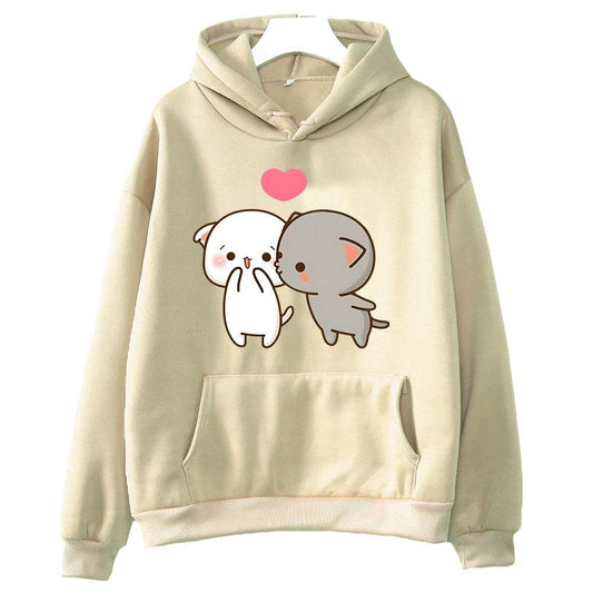 New Printed Pocket Drawstring Hoodie - MYLUXURY LANE ENTERPRISE