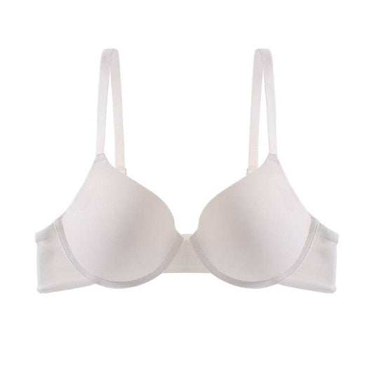Glossy Push-up Large Bra Soft Steel Ring Adjustable Bra - MYLUXURY LANE ENTERPRISE