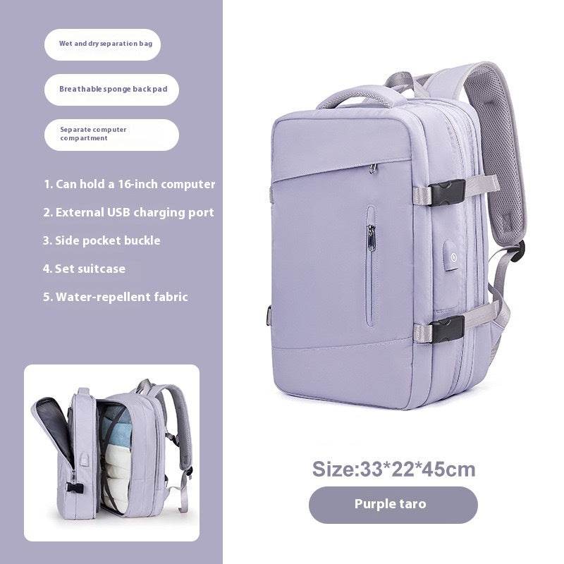 Scalable New Business Travel Large Capacity Computer Schoolbag Women - MYLUXURY LANE ENTERPRISE