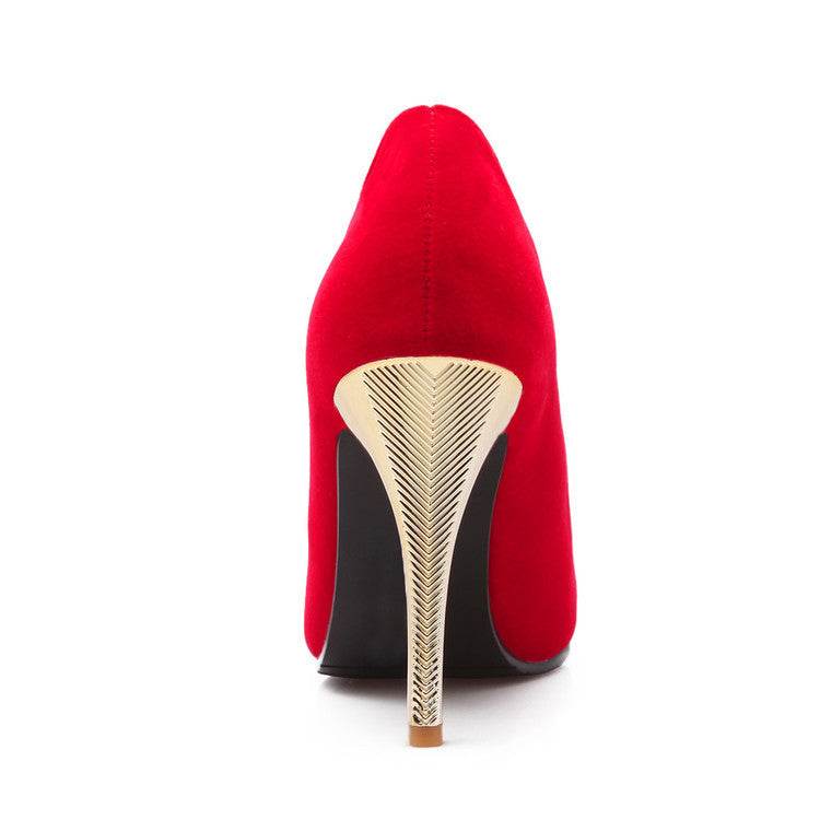 Suede nubuck high heels - MYLUXURY LANE ENTERPRISE