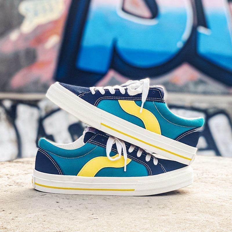 Men's Casual Suede Couple Low-top Canvas Shoes - MYLUXURY LANE ENTERPRISE