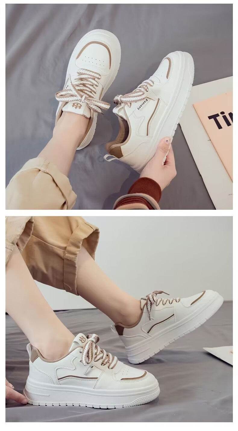 Platform White Shoes Minority All-match Running Leisure Sneakers - MYLUXURY LANE ENTERPRISE