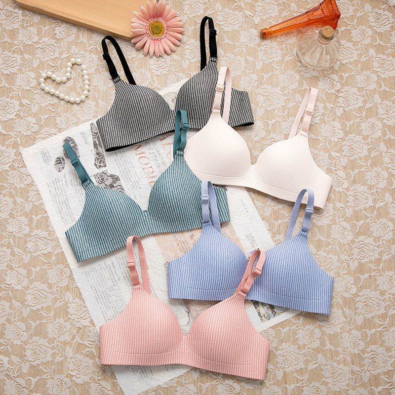 Non-wired Bra One-piece Seamless Gather Small Bra - MYLUXURY LANE ENTERPRISE