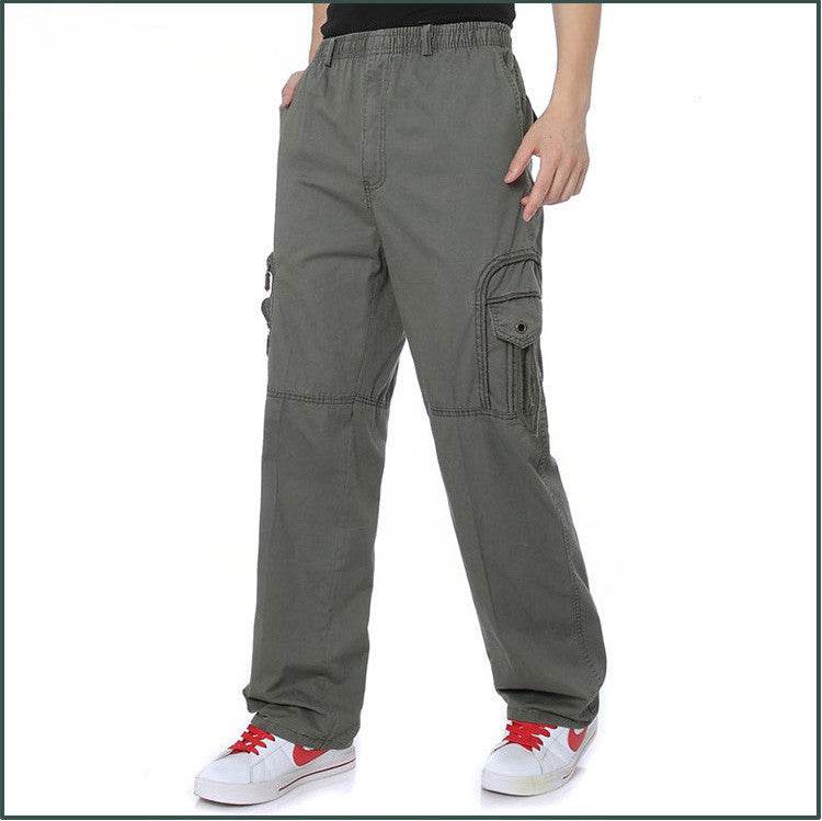 New Cotton Men's Middle-aged Trousers Loose - MYLUXURY LANE ENTERPRISE