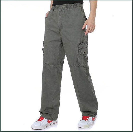 New Cotton Men's Middle-aged Trousers Loose - MYLUXURY LANE ENTERPRISE