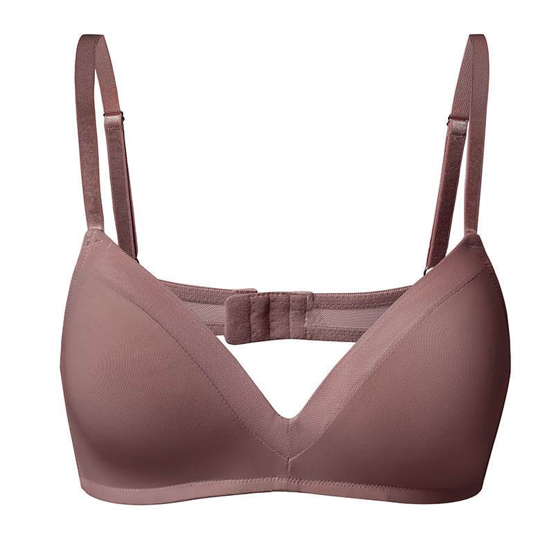 Push Up Comfort Pure Color Mesh Backless Bra - MYLUXURY LANE ENTERPRISE