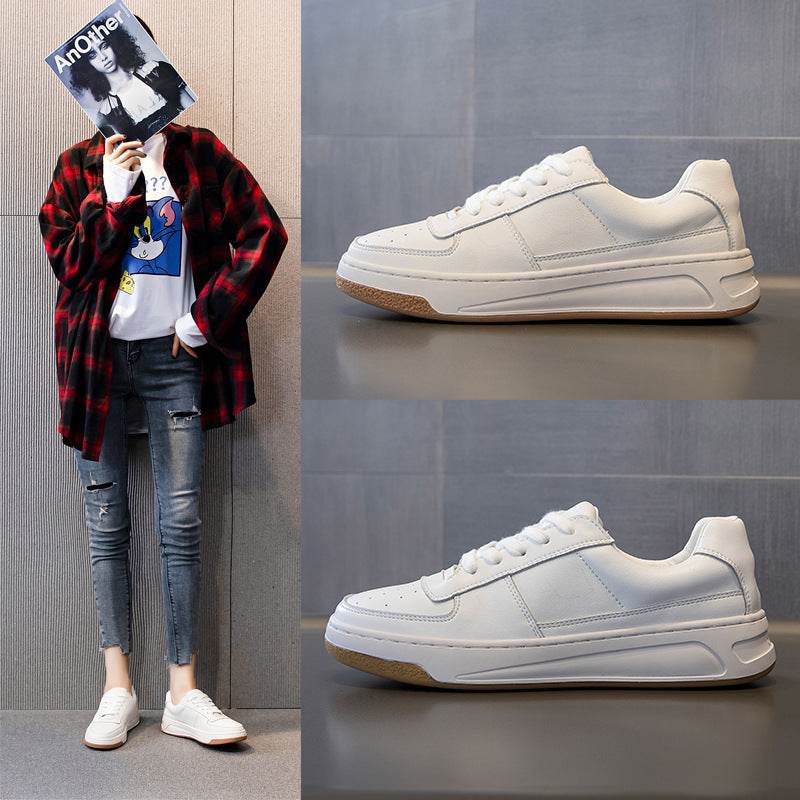 Women's Flat Sneakers Flat All Match Shallow Mouth - MYLUXURY LANE ENTERPRISE