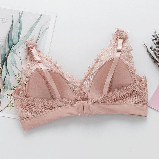 Lace French silk inner lining thin sleeping underwear - MYLUXURY LANE ENTERPRISE