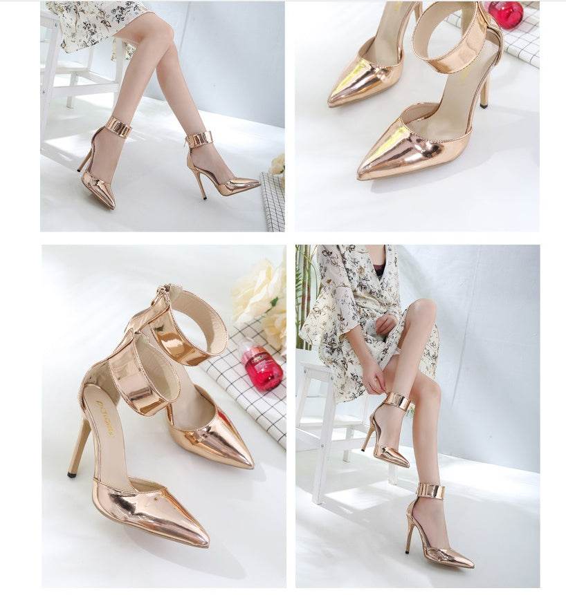 European and American new sandals explosions champagne single shoes - MYLUXURY LANE ENTERPRISE