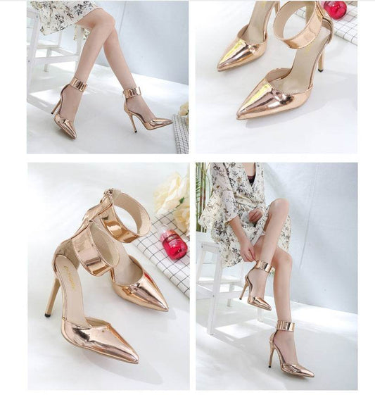 European and American new sandals explosions champagne single shoes - MYLUXURY LANE ENTERPRISE
