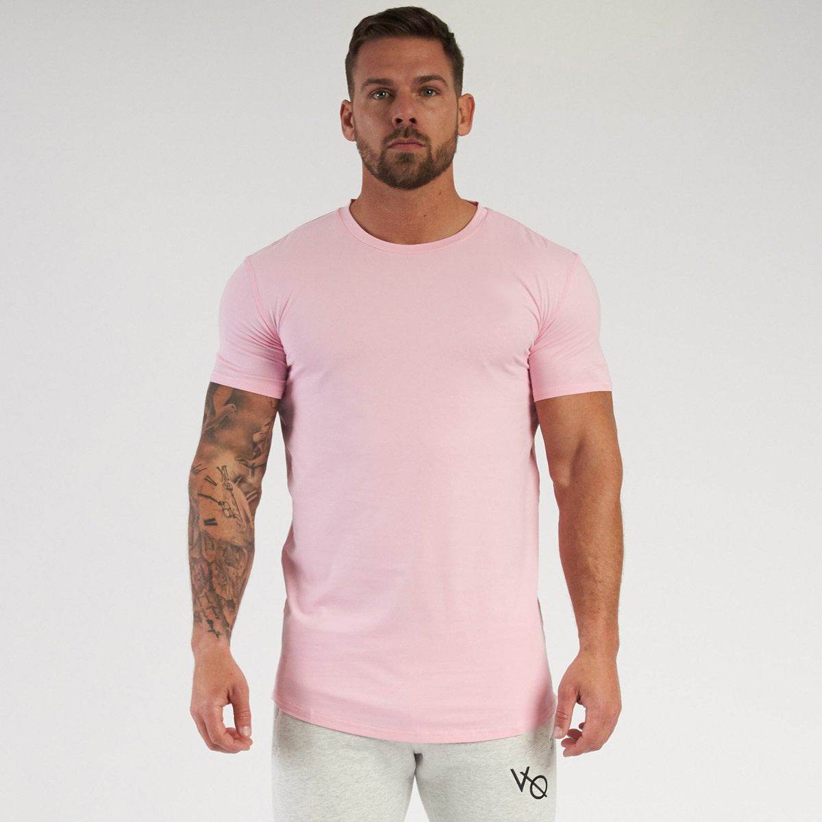 Men's Sports And Leisure Solid Color Light Board Short Sleeved - MYLUXURY LANE ENTERPRISE