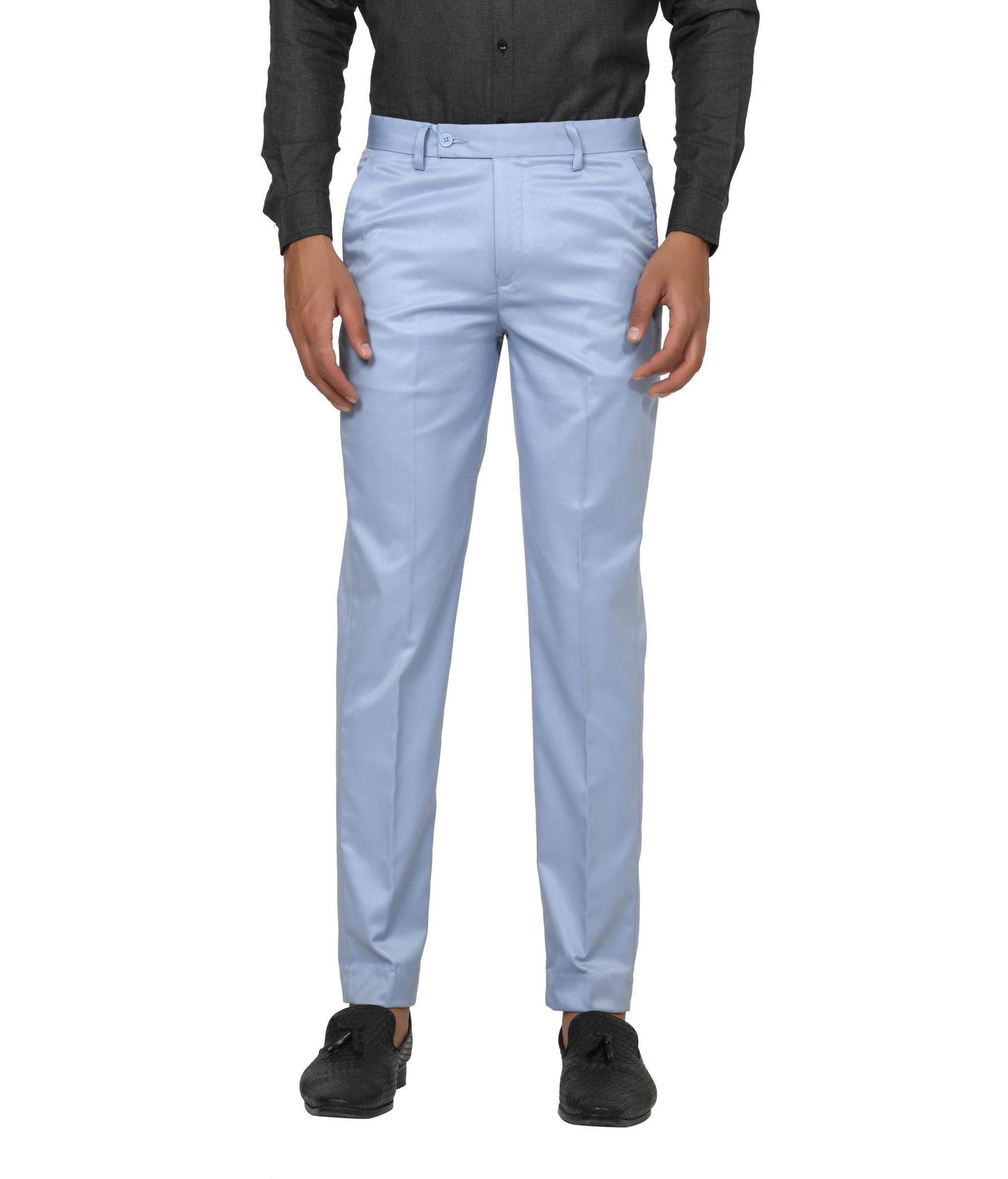 Mens Poly Viscose Formal Trousers - MYLUXURY LANE ENTERPRISE