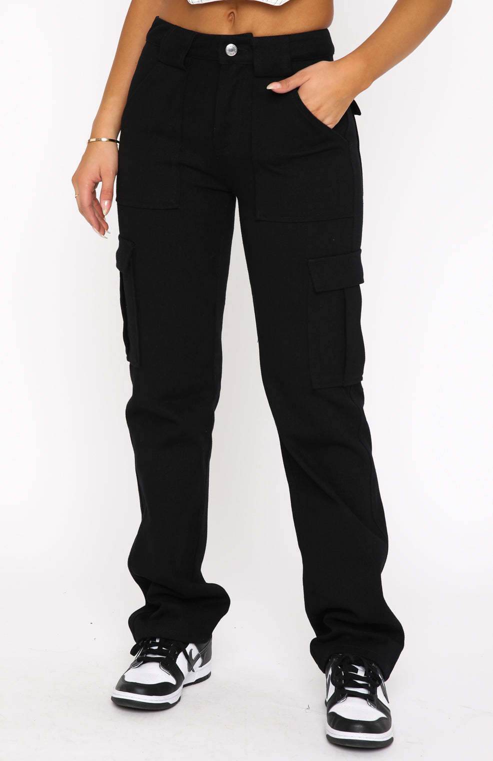 Women's Trousers Pocket Stitching Casual Loose - MYLUXURY LANE ENTERPRISE