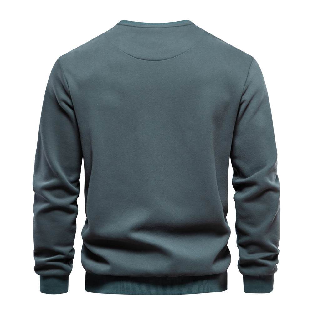 Loose-fitting Casual Round-neck Pullover Men's Sweater - MYLUXURY LANE ENTERPRISE