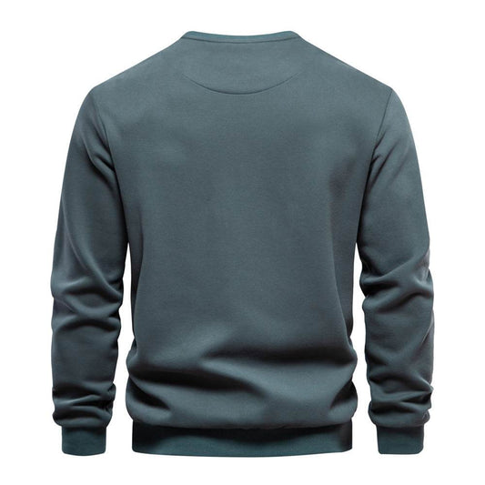 Loose-fitting Casual Round-neck Pullover Men's Sweater - MYLUXURY LANE ENTERPRISE
