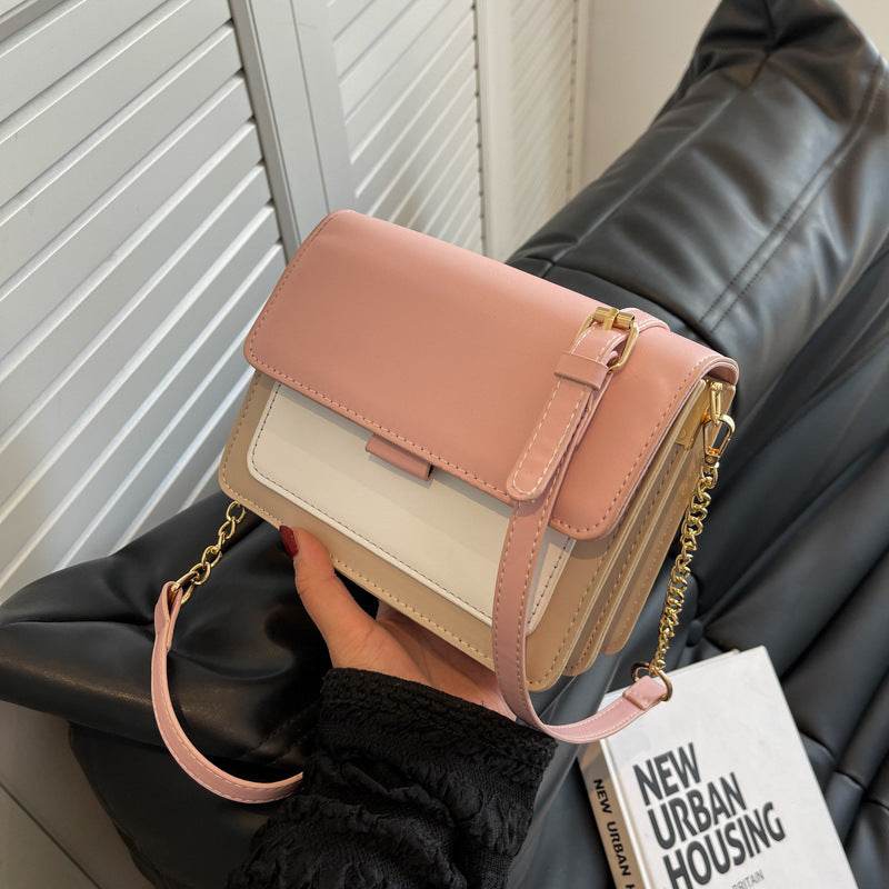 Chain Messenger Bag Fashion Broadband Shoulder Small Square Bag - MYLUXURY LANE ENTERPRISE