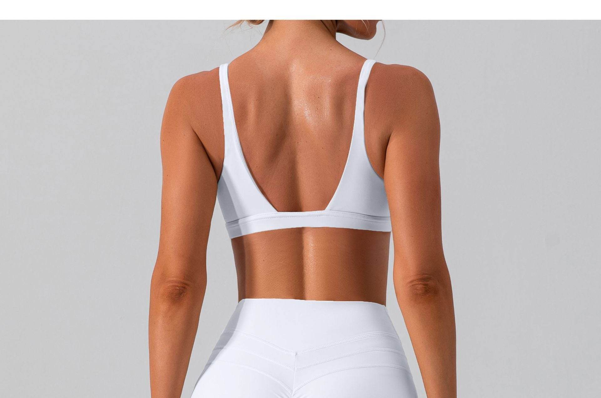 Nude Feel Yoga Bra Shockproof Tight Sports Vest - MYLUXURY LANE ENTERPRISE