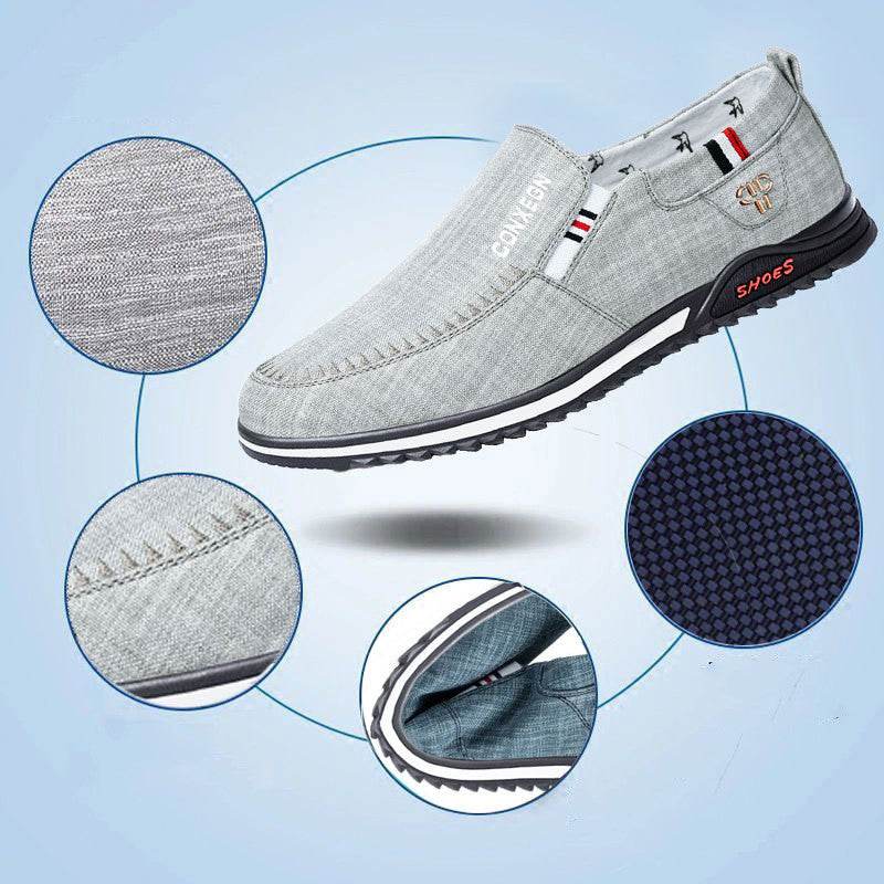 Old Beijing Cloth Shoes Men's Linen Canvas Breathable - MYLUXURY LANE ENTERPRISE