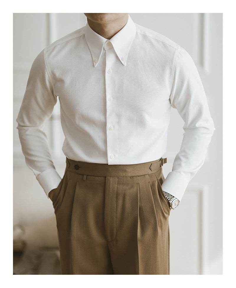 Spring Leisure Oxford Woven Shirts Male - MYLUXURY LANE ENTERPRISE
