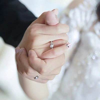 S925 Sterling Silver Moissanite Couple Ring For Men And Women - MYLUXURY LANE ENTERPRISE