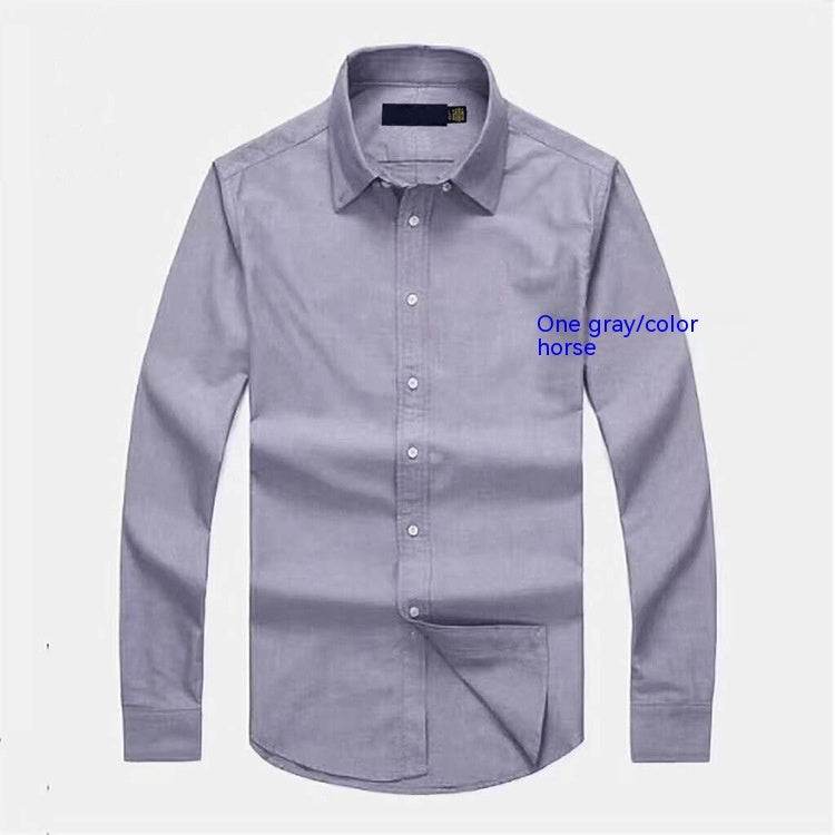 Men's Long-sleeved Shirt Spring And Autumn Business Casual - MYLUXURY LANE ENTERPRISE