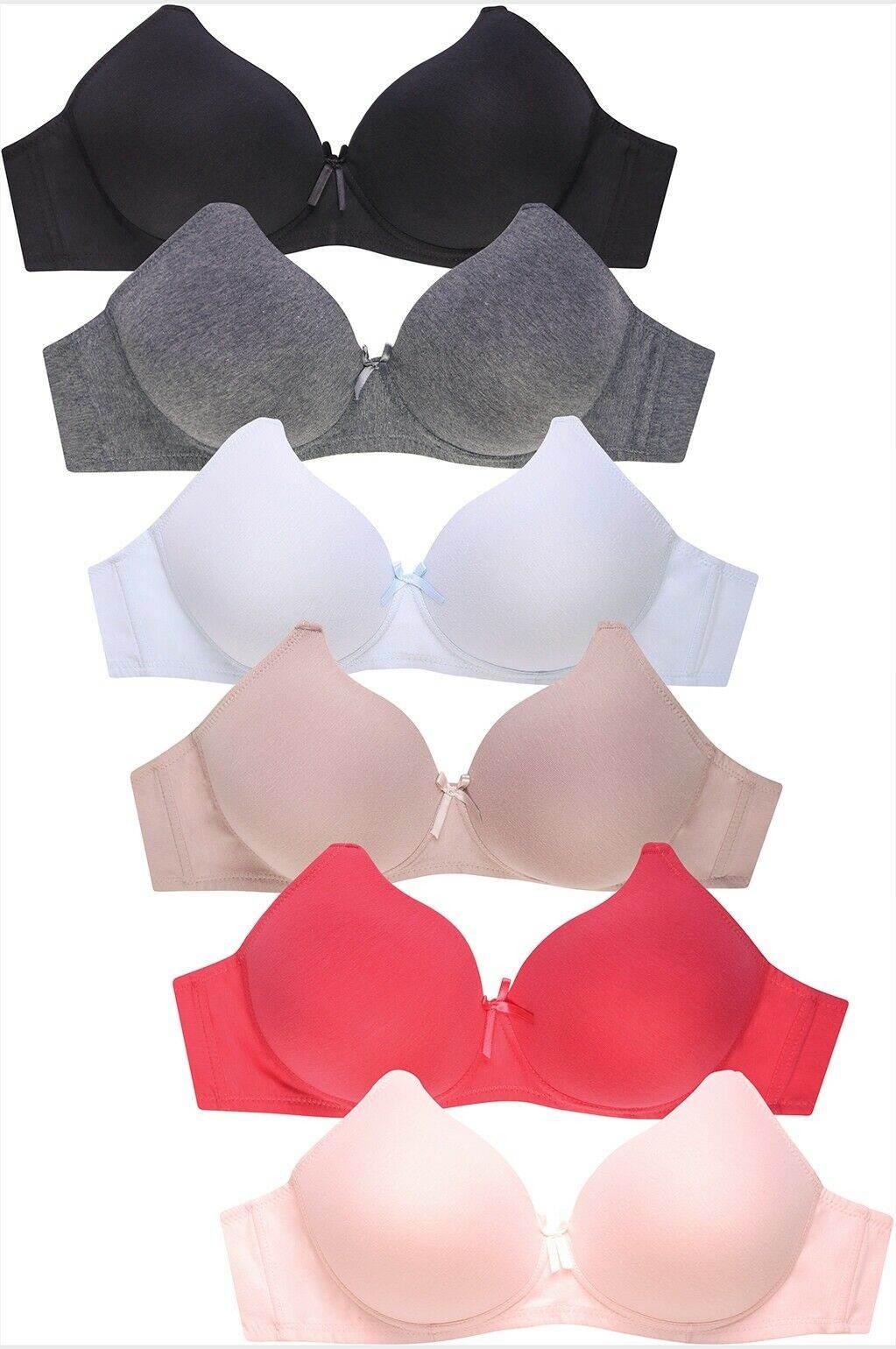2 Pack No Wire Full Cup Light Padded bra - MYLUXURY LANE ENTERPRISE