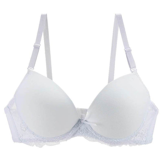 Plus Size Glossy Surface Without A Scratch Women's Underwear Gathering Bra - MYLUXURY LANE ENTERPRISE