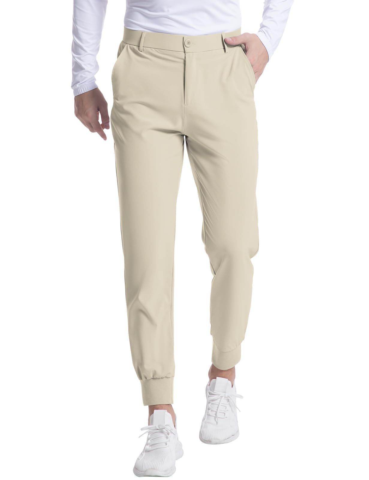 New Men's Stretch Golf Jogging Pocket Slim Trousers - MYLUXURY LANE ENTERPRISE