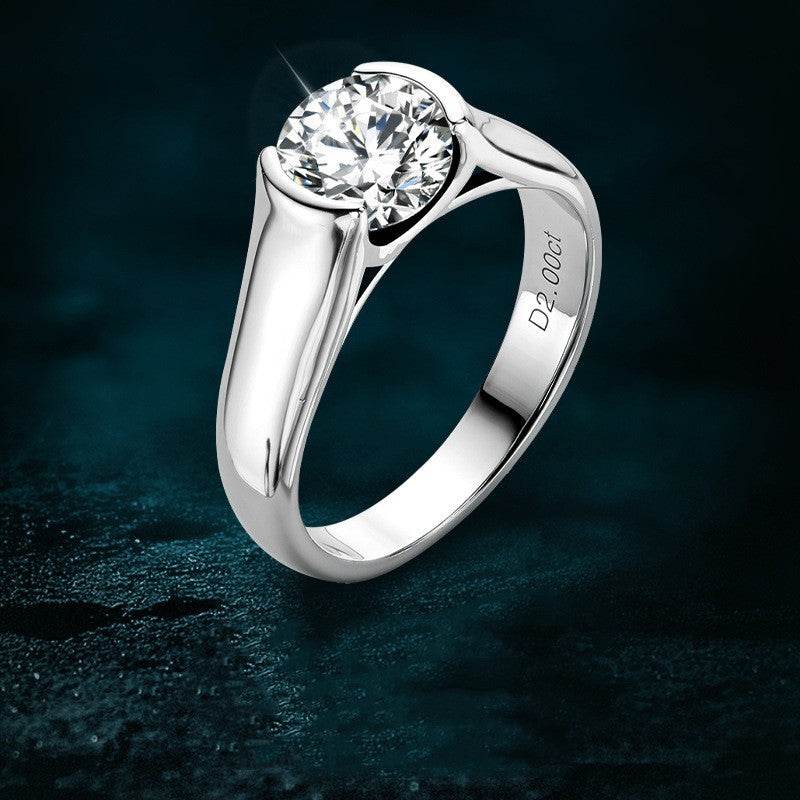 S925 Sterling Silver Plated 18K Gold Ring - MYLUXURY LANE ENTERPRISE