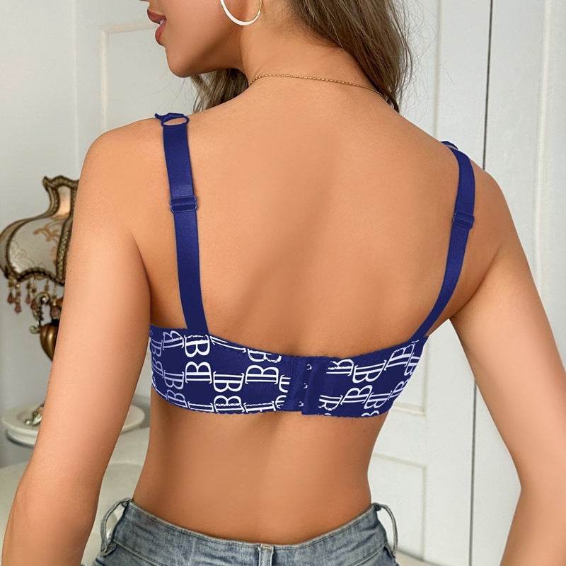 Women's Fashion Shoulder Strap With Diamond Push Up Bra - MYLUXURY LANE ENTERPRISE