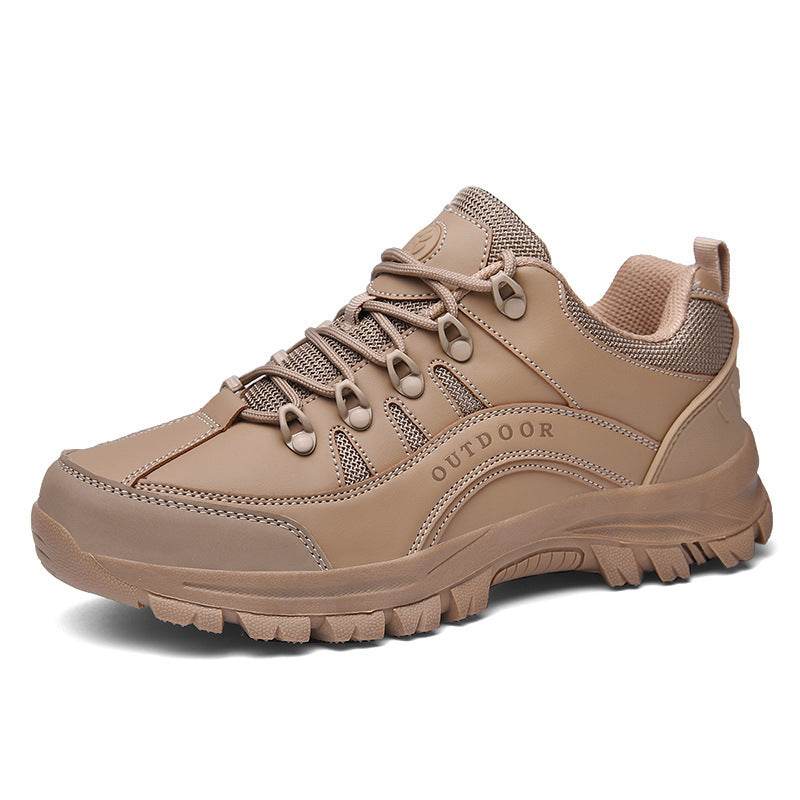 Outdoor Sports Leather Low-top Hiking Shoes - MYLUXURY LANE ENTERPRISE