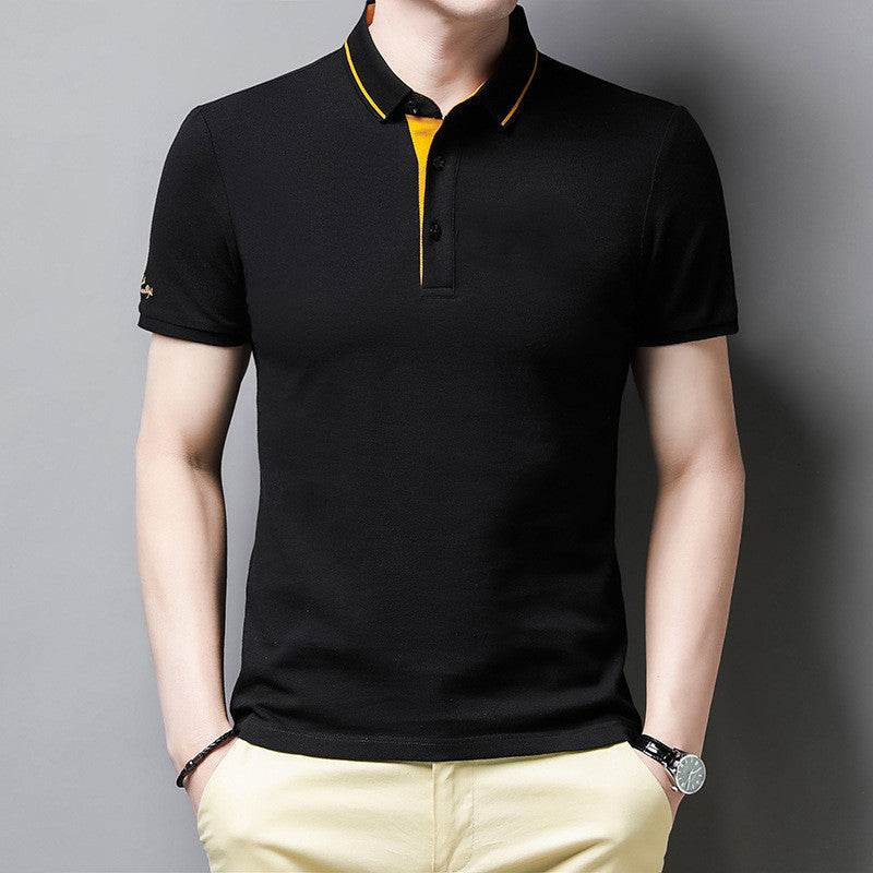 Men's Short-sleeved Cotton T-shirt Solid Color - MYLUXURY LANE ENTERPRISE