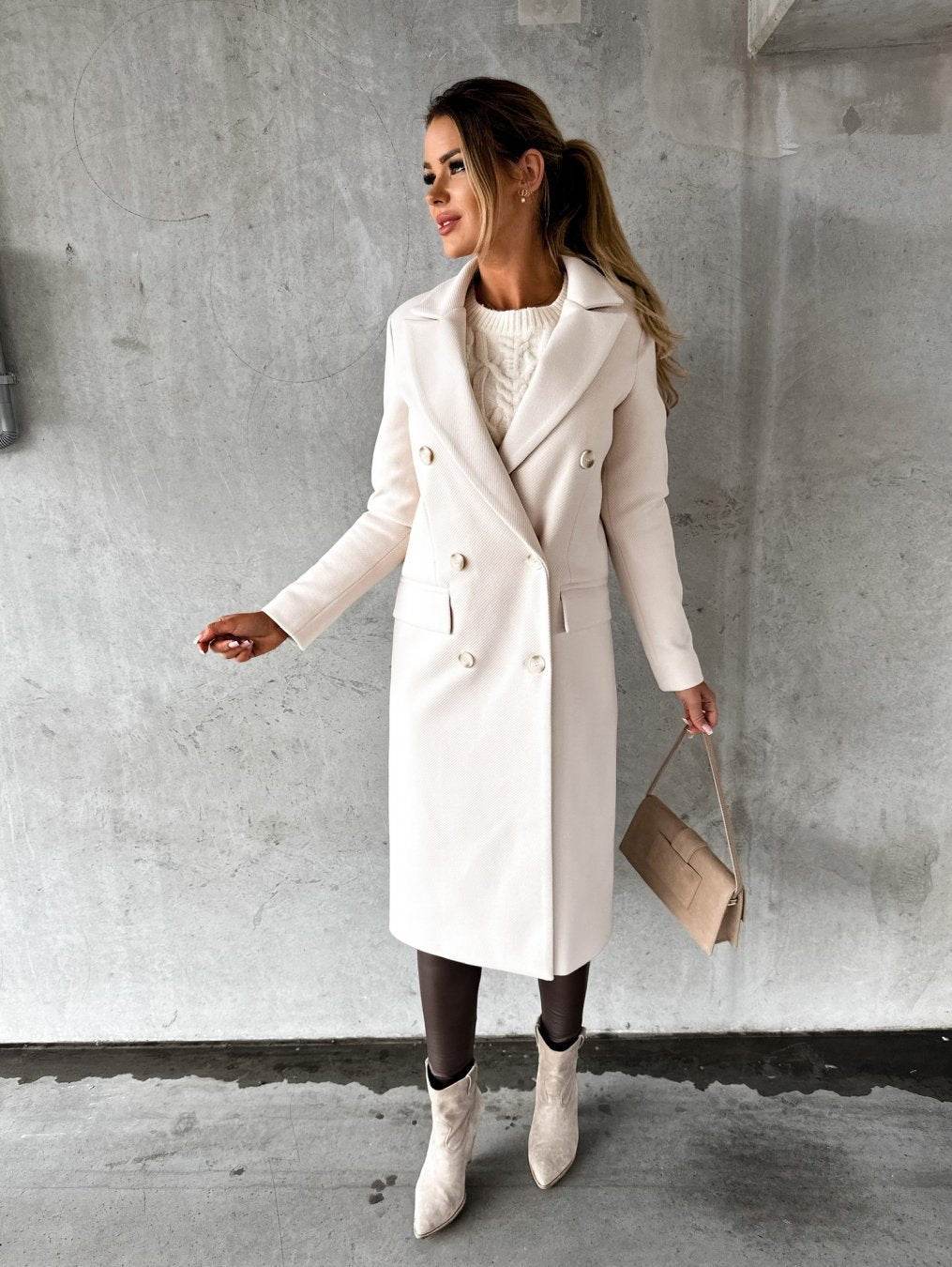 Fashion Casual Woolen Coat Women - MYLUXURY LANE ENTERPRISE