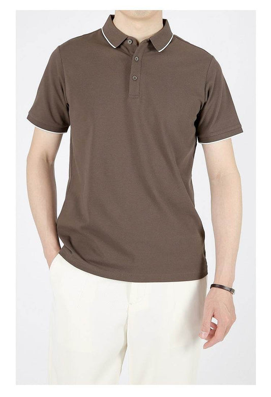 Summer Leisure Casual Lapel Short Sleeve T-shirt - MYLUXURY LANE ENTERPRISE