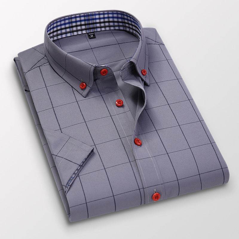 Men's New Slim Print Plus Size Shirt - MYLUXURY LANE ENTERPRISE