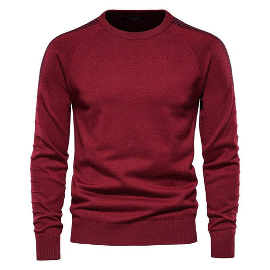 Men Casual Crew Neck Plus Size Sweater - MYLUXURY LANE ENTERPRISE