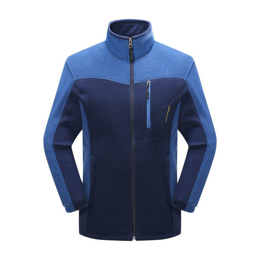 Cross-border Sources Of New Polar Fleece Warm Fleece Couple Cardigan Contrast - MYLUXURY LANE ENTERPRISE