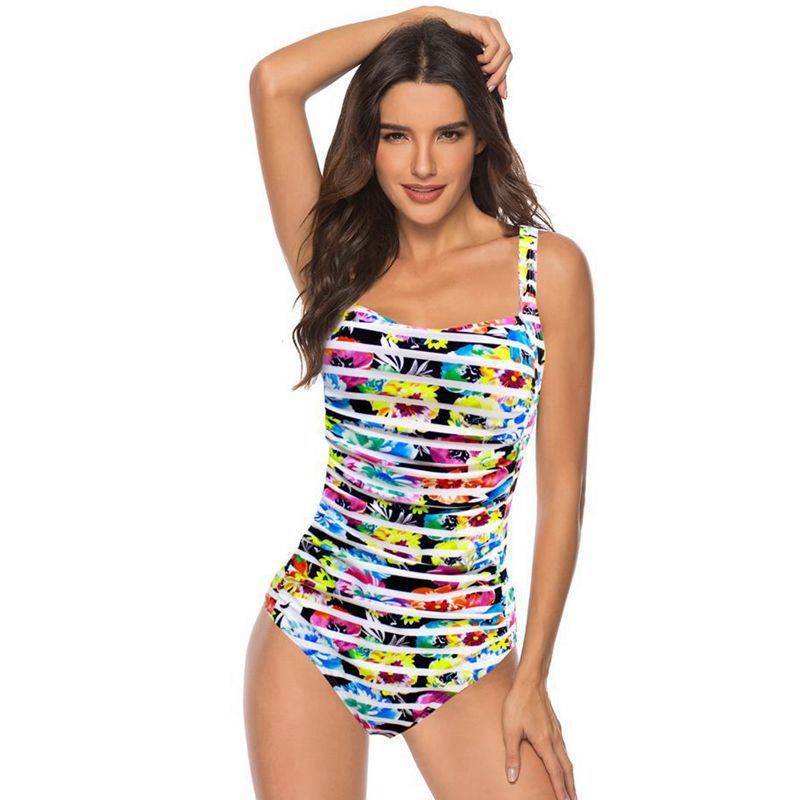 Women's swimwear with solid shoulder straps - MYLUXURY LANE ENTERPRISE