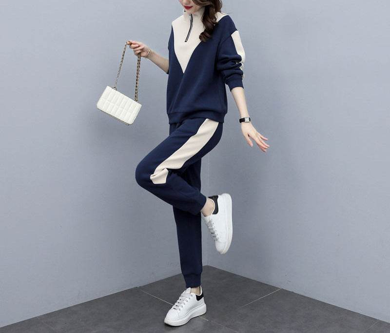 Thickened Velvet Sport Suit Women's Long-sleeved Sweater Casual Wear - MYLUXURY LANE ENTERPRISE