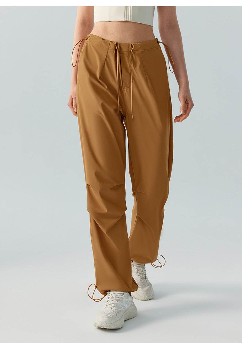Women's Fashionable Loose Drooping Straight-leg Pants Breathable Trousers - MYLUXURY LANE ENTERPRISE