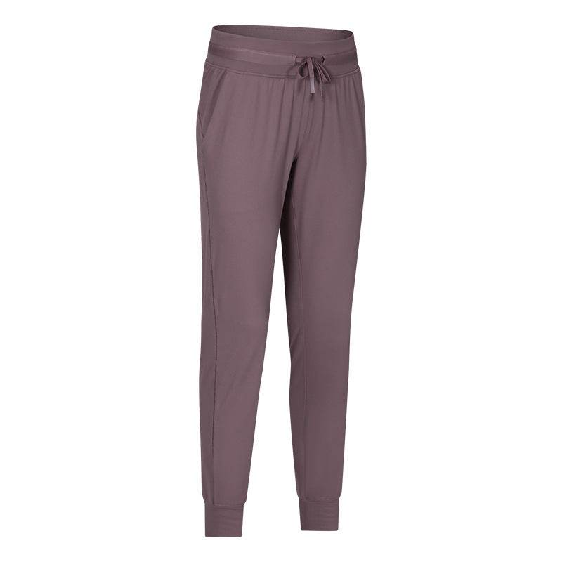 High-waist Yoga Women's Quick-drying Elasticated Slim Slimming Track Pants - MYLUXURY LANE ENTERPRISE
