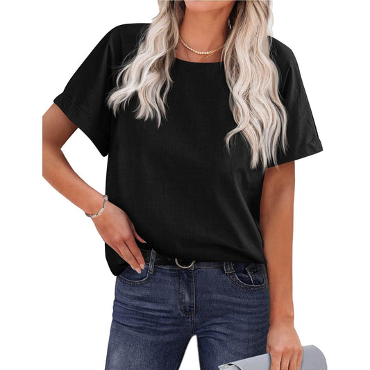Women's Shirt Short-sleeved Cotton And Linen Top - MYLUXURY LANE ENTERPRISE