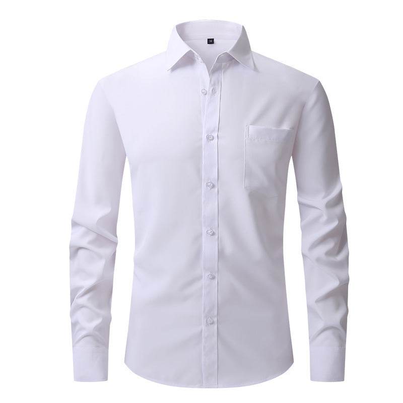 Men's Business Casual Long Sleeve Shirt - MYLUXURY LANE ENTERPRISE