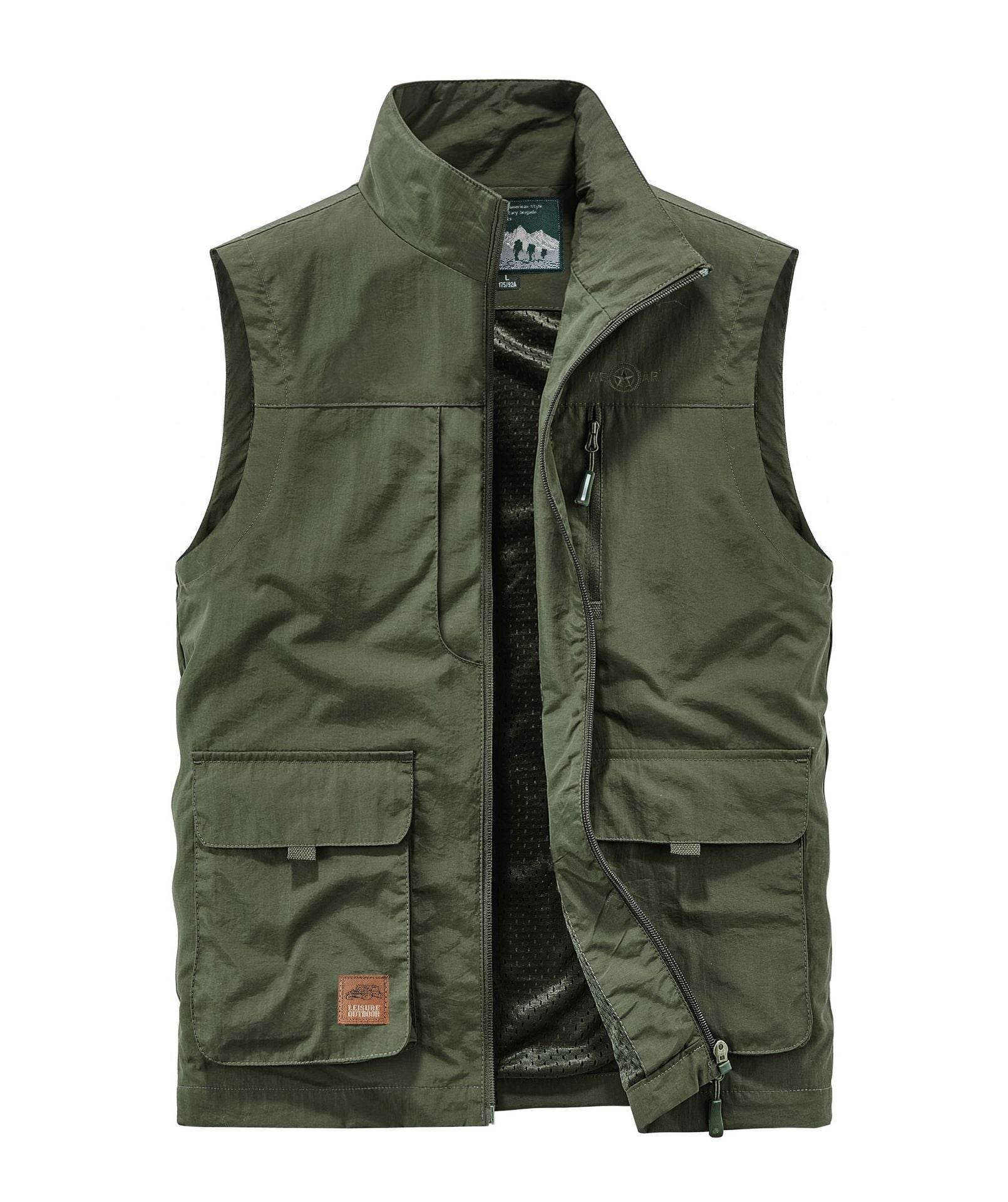 Outdoor Tourism Multi-pocket Work Pants Vest Jacket - MYLUXURY LANE ENTERPRISE
